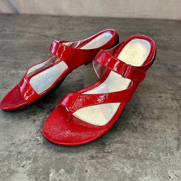 Red Ecco Sandals - Picture 2 of 5